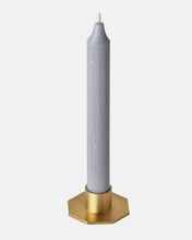 Load image into Gallery viewer, brass candle holder - octagon
