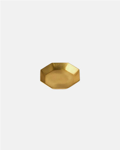 brass plate octagon: x-small