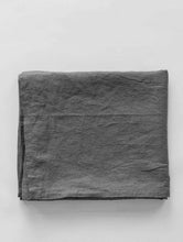 Load image into Gallery viewer, Table cloth stonewashed linen 160x330 dark grey
