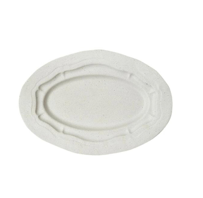 Oval dish reflectoire - sable mat