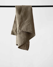 Load image into Gallery viewer, Kitchen towel stonewashed linen- olive