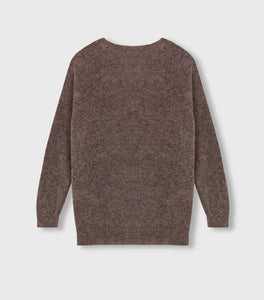 Suri V- Neck Sweater Taupe