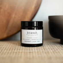 Load image into Gallery viewer, Coconut &amp; Aloe Vera Soy candle- Brandt