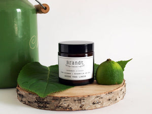 Green Tea Lime Soy candle- Brandt