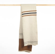 Load image into Gallery viewer, Foundry throw- beeswax stripe