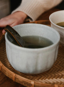 Dashi large bowl craquelé-celadon