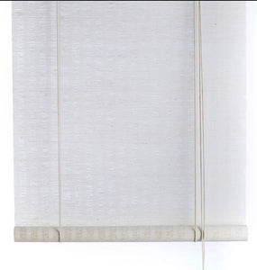 White plant striped roller blinds Color& Co