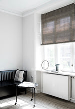 Load image into Gallery viewer, Grey stained bamboo blinds Color&amp; Co