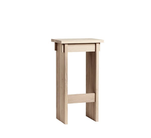 Japanese stool tall Oak