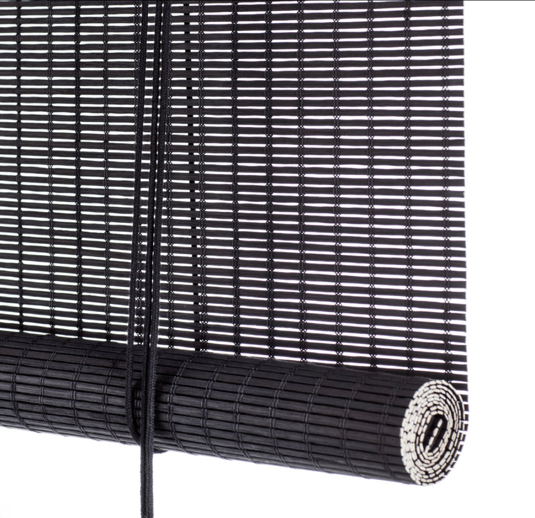 Black bamboo blinds Color& Co