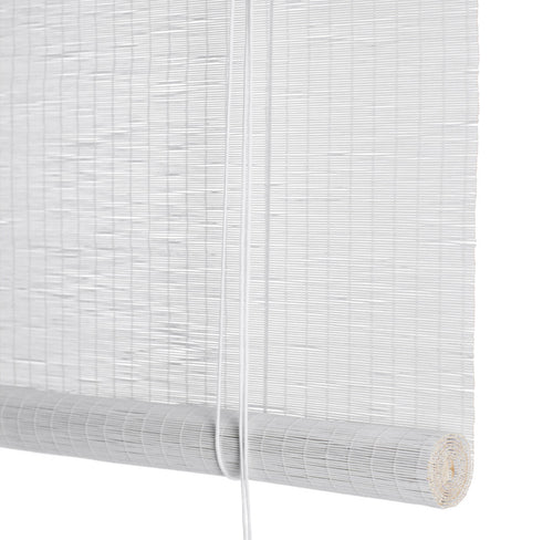 White fine bamboo blinds Color& Co