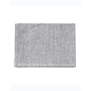Linen kitchen cloth-grey pin stripe