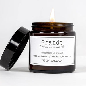 Wild Tobacco Soy candle- Brandt